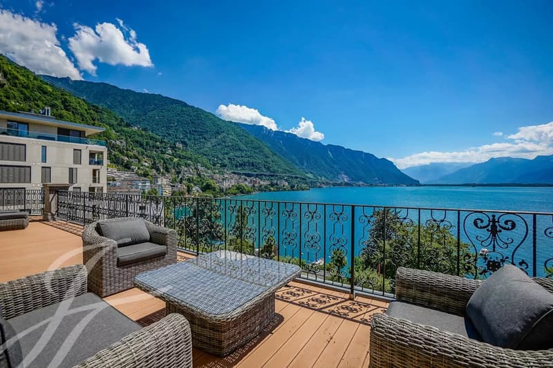 EXCLUSIVITÉ! Appartement de standing de 3.5p avec vue lac