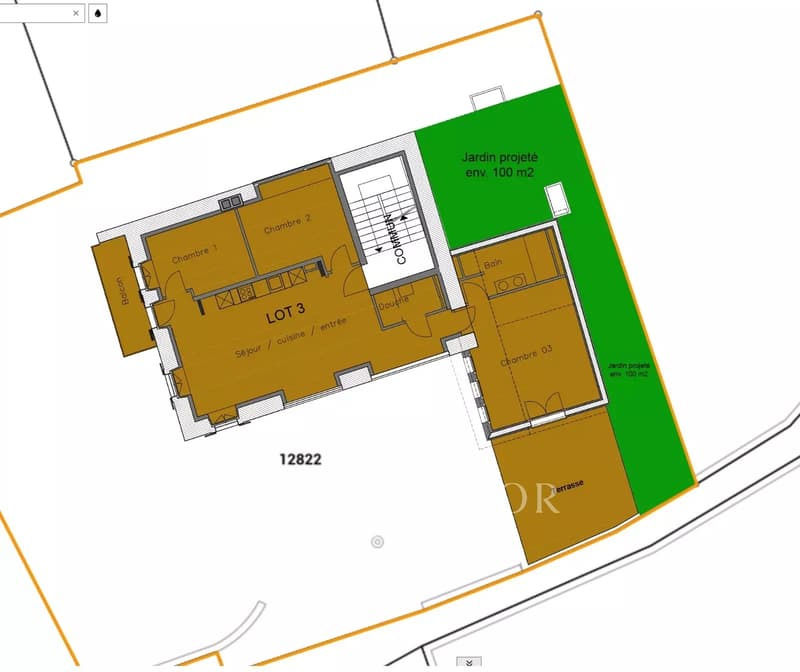 Charmant 4.5 pièces privatif - PPE de 5 appartements (2)