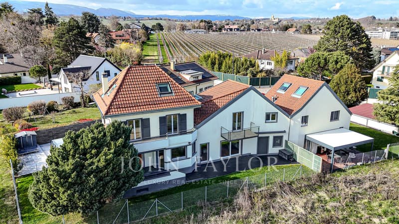 Villa familiale mitoyenne avec piscine et espace indépendant ? à 5 minutes de Morges (1)