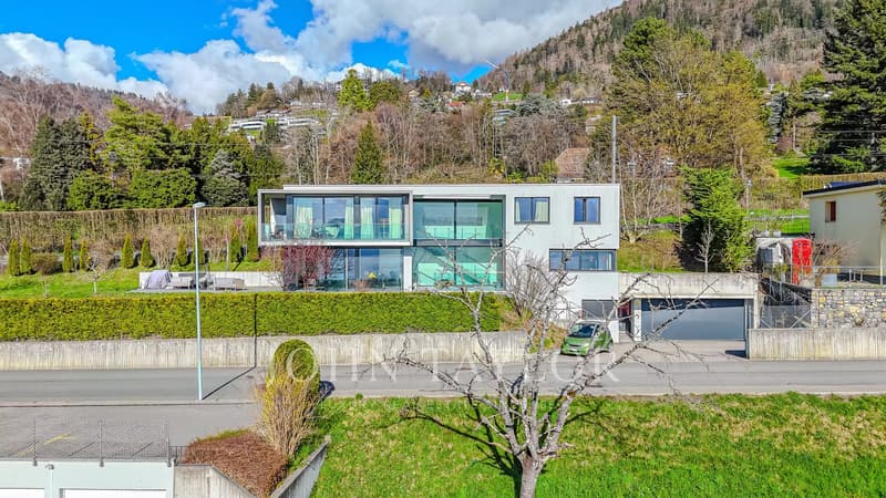Villa contemporaine avec vue panoramique à Brent (1)