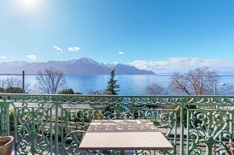 Élégant appartement de caractère avec vue imprenable sur le lac Léman (12)