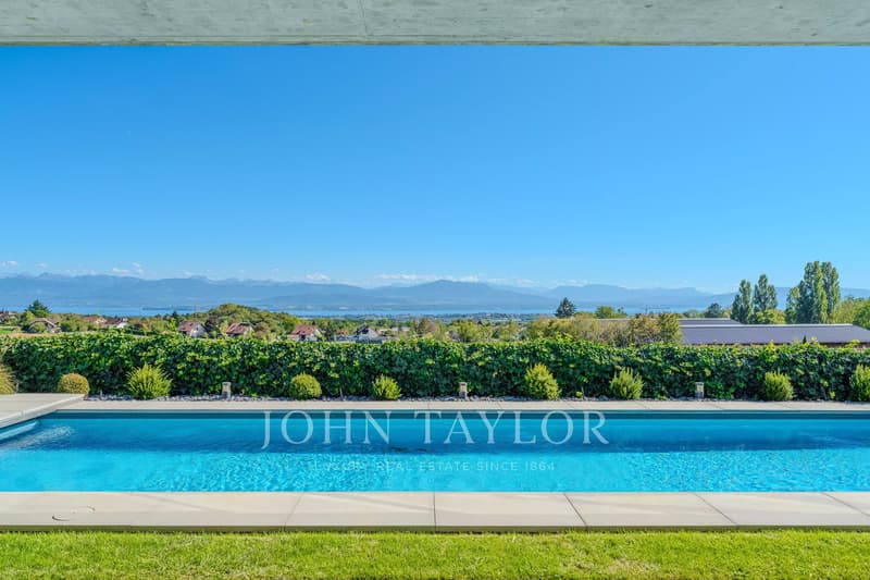 EN EXCLUSIVITÉ: Villa moderne avec piscine, vue sur le lac et le Mont-Blanc (13)