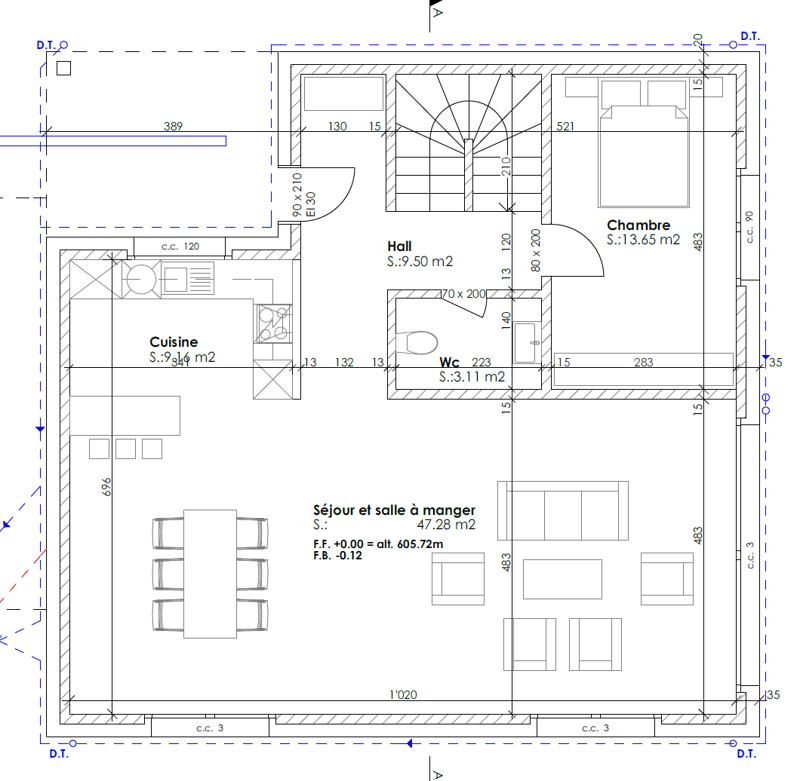 Magnifique maison individuelle de 5.5 pièces à Misery-Courtion (17)