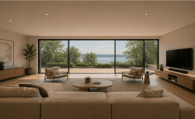 Villa mitoyenne neuve de haut standing – Châbles (FR) Vue sur le lac de Neuchâtel (4)
