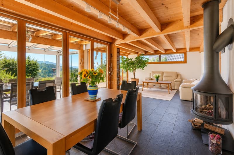 Beau châlet contemporain avec vue panoramique à Châtel-St-Denis (5)
