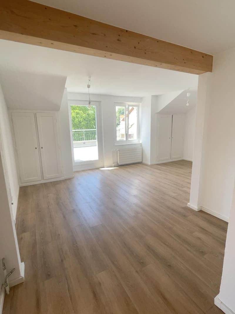 A louer à Avenches - Charmant 3.5 pièces lumineux avec grande terrasse et balcon. (1)