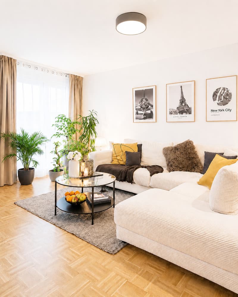 Appartement 3½ pièces avec balcon et place de parc intérieure - Neyruz (4)