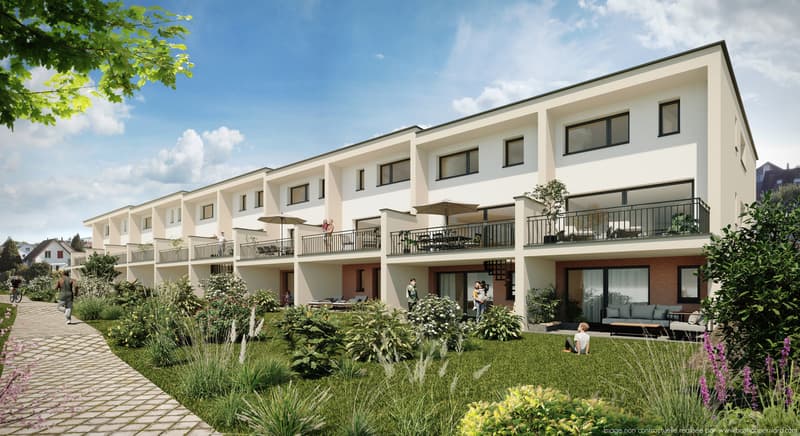 Villa contiguë située dans la belle commune de Courtepin (2)