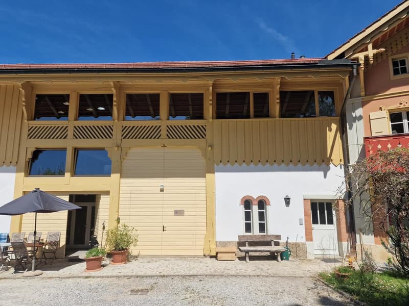 Bureaux atypiques avec cachet à louer - Bourguillon (Fribourg) (1)