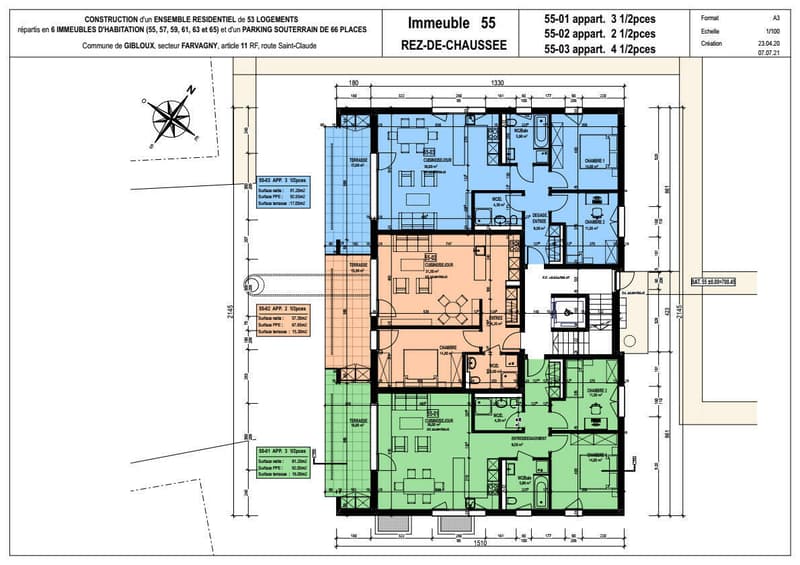 Bel appartement à Farvagny, 3.5pces avec grande terrasse (13)