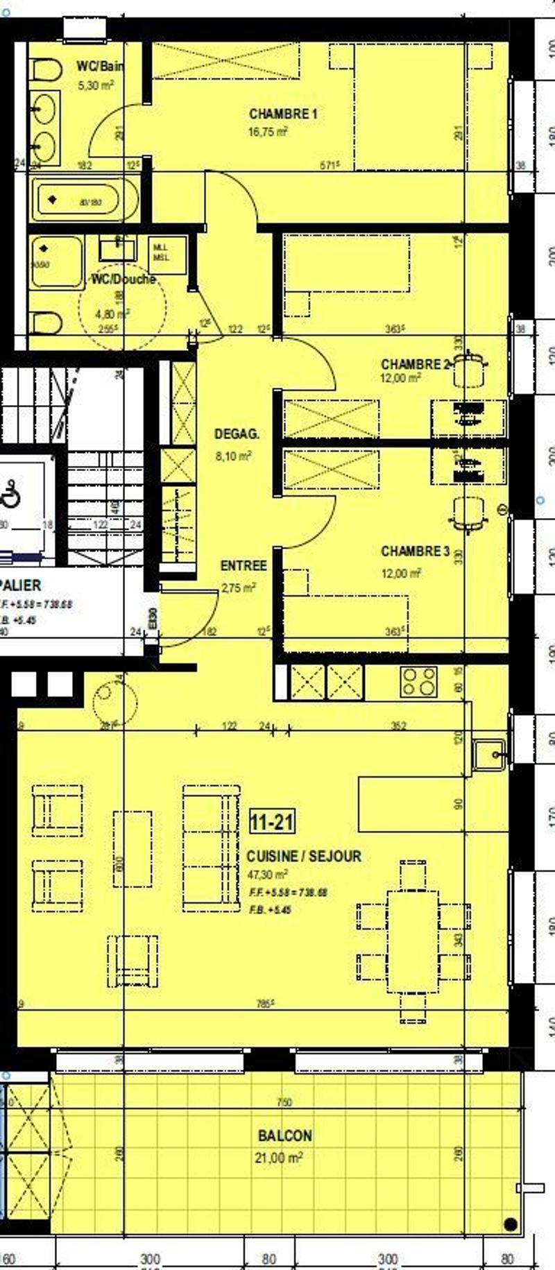 4.5 pièces au 2ème étage - nouvelle construction (13)