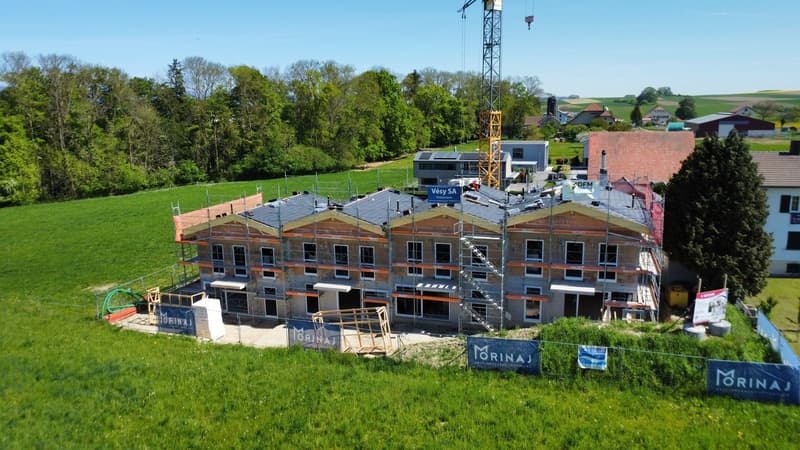 GLETTERENS Villa contigüe de 5,5 pièces Vue dégagée sur la campagne (4)