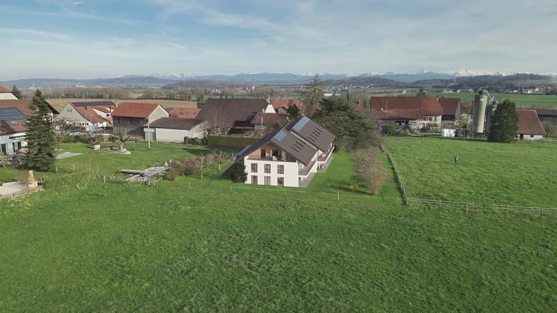 Estavayer / Frasses Dernier appartement de 3,5 pces Rez - jardin 83 m2 (5)
