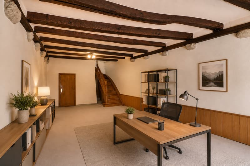 Au coeur d'Estavayer-le-Lac Maison villageoise de 6 pièces A rénover (11)