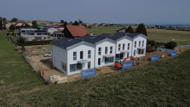 GLETTERENS A VENDRE VILLA CONTIGÜE DE 5,5 PCES DERNIER LOT DISPONIBLE (6)