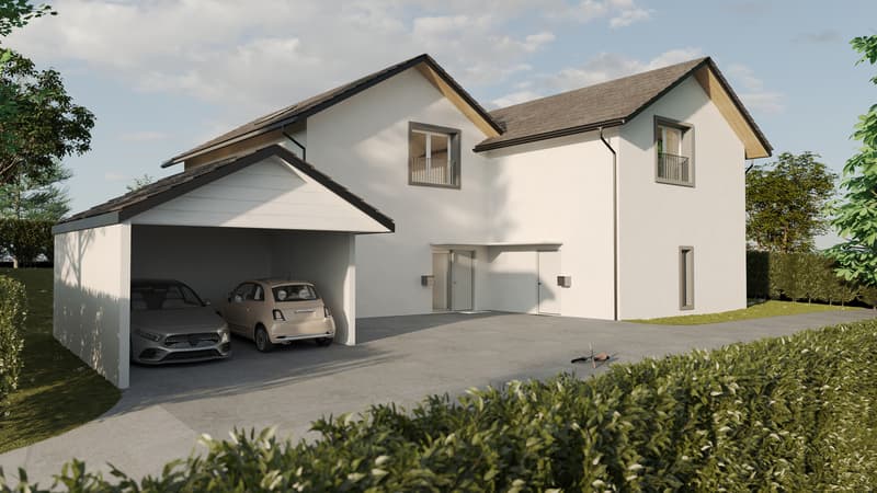 Font, à vendre, villa mitoyenne de 5.5 pièces, 125m2, terrain de 400m2 (1)