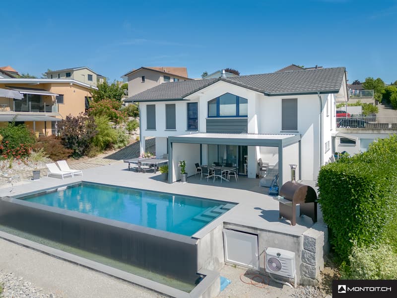 Payerne, à vendre, villa individuelle, moderne de 250 m2 avec piscine (3)