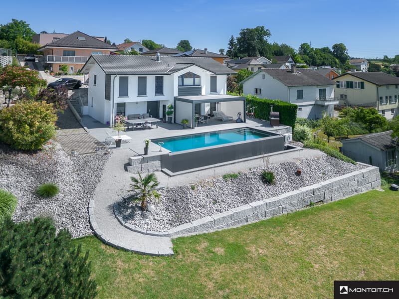 Payerne, à vendre, villa individuelle, moderne de 250 m2 avec piscine (6)