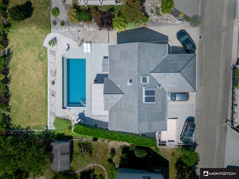 Payerne, à vendre, villa individuelle, moderne de 250 m2 avec piscine (1)