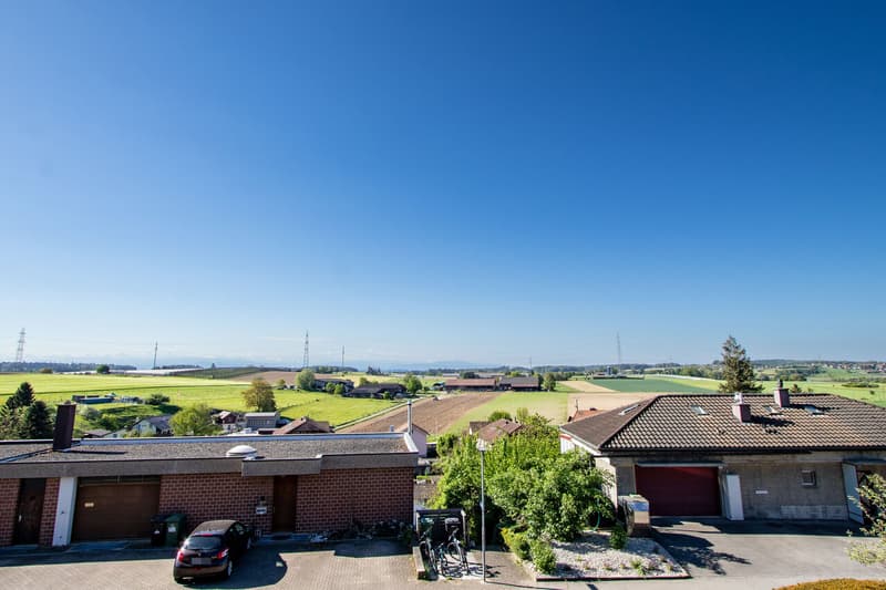 Aussicht Balkon / Vue depuis le balcon au rez-de-chaussée