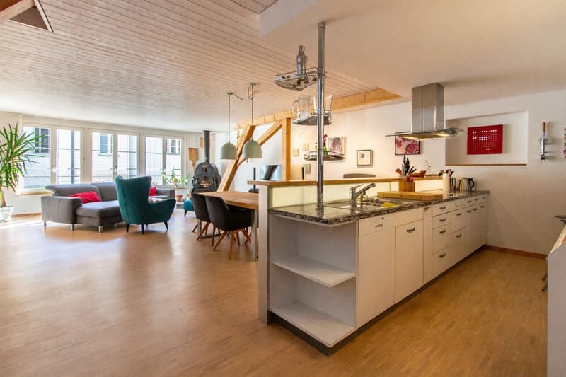 Küche / Essen / Wohnen / Cuisine / manger / salon