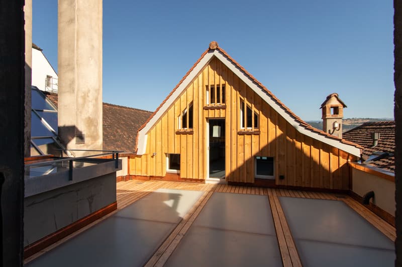 Gemeinsame Dachterrasse
