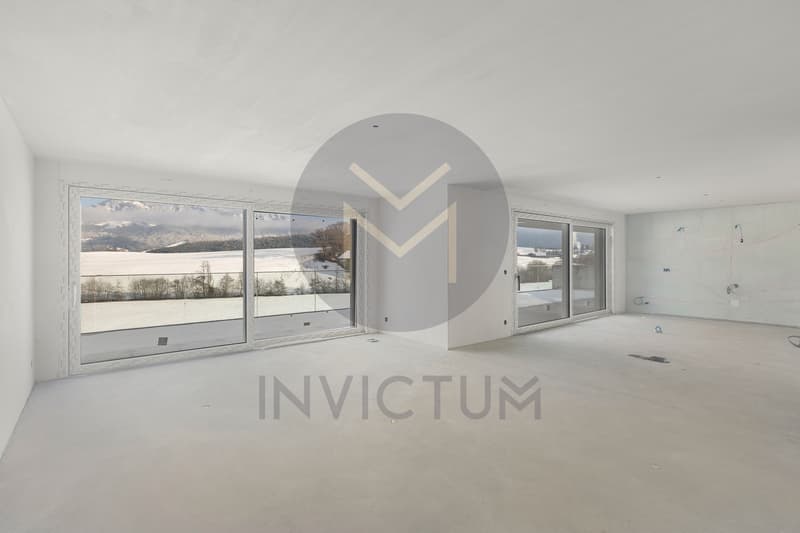 Attique d'exception à Riaz - Terrasse 67 m² & vue panoramique (4)