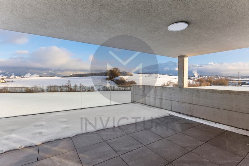Attique d'exception à Riaz - Terrasse 67 m² & vue panoramique (1)
