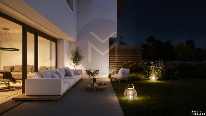 Villa contemporaine 5.5 pièces avec jardin privatif de 209 m² au Mouret (2)