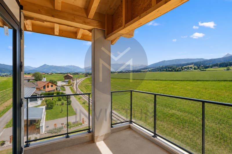Appartement neuf - 2 balcons - www.loreedumoleson.ch - 3.5 86m2 (2)