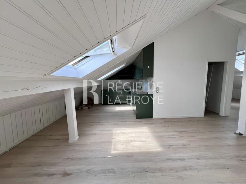 Appartement rénové de 2.5 pièces à Murist (1)