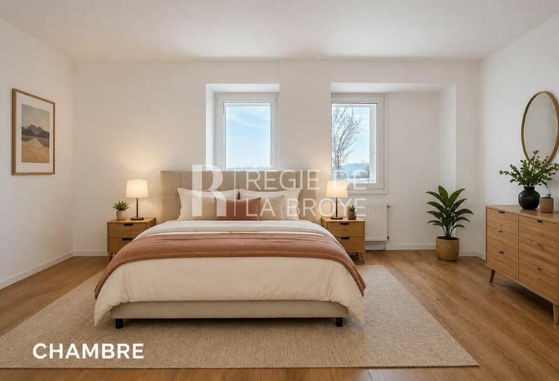 Grand 4.5 pièces rénové de 101 m² - 3 chambres et 2 salles d'eau - Montet (6)