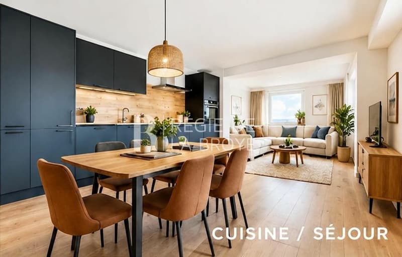 Grand 4.5 pièces rénové de 101 m² - 3 chambres et 2 salles d'eau - Montet (1)