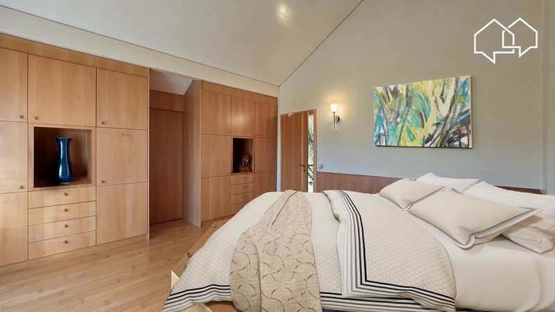 Chambre parentale avec dressing