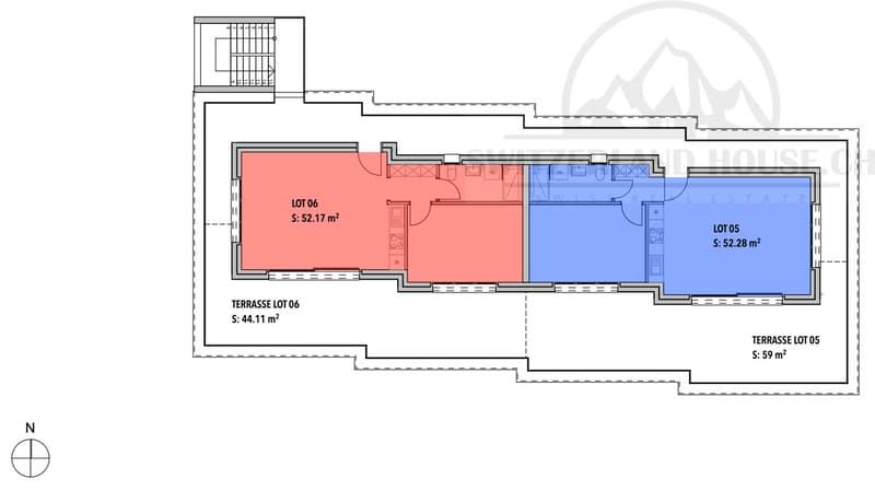 Magnifique attique 2,5 pcs avec grande terrasse à Givisiez (10)