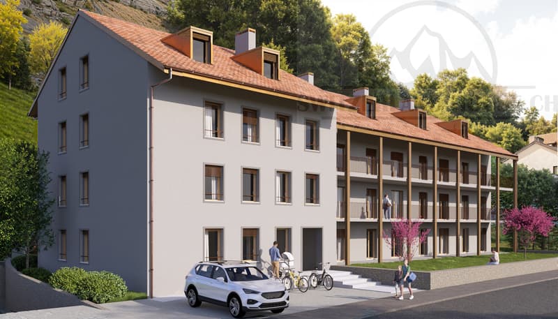 Magnifiques 3.5 pcs proche Sarine en basse ville de Fribourg (3)