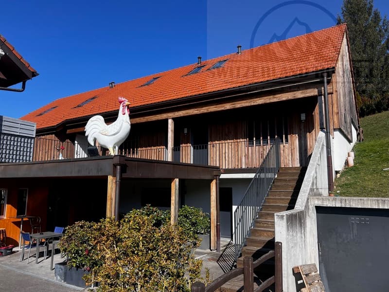 Restaurant & immeuble de rendement à Posat proche nature et commodité (5)