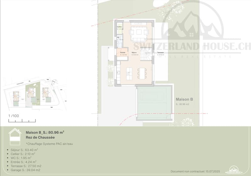 Magnifique villa individuelle neuve de 5.5 pcs avec grand jardin à Lovens (13)