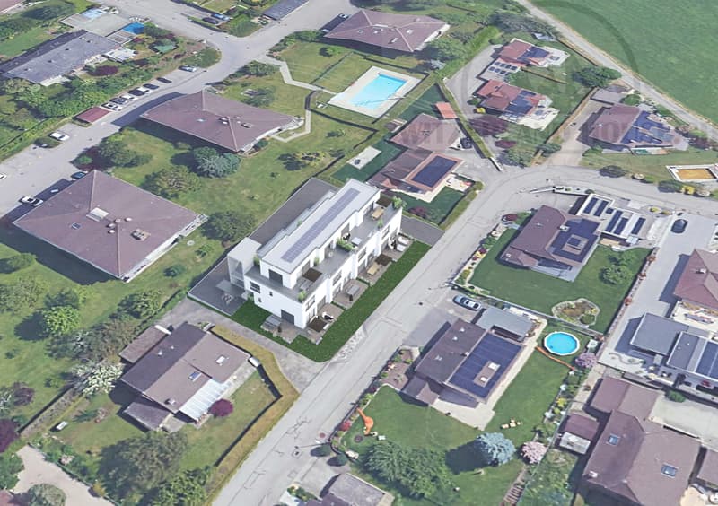 Magnifique 4,5 pcs en Duplex avec terrasse et jardin à Givisiez (2)
