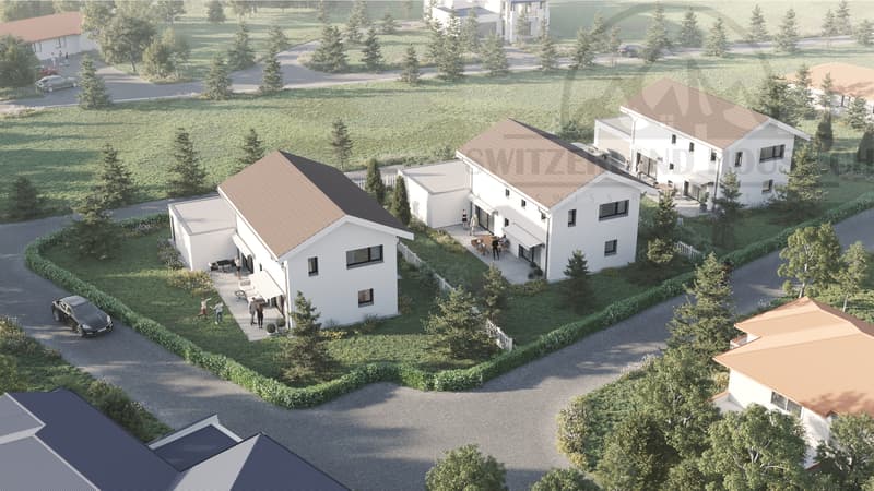 Magnifique villa individuelle neuve de 5.5 pcs avec grand jardin à Lovens (5)