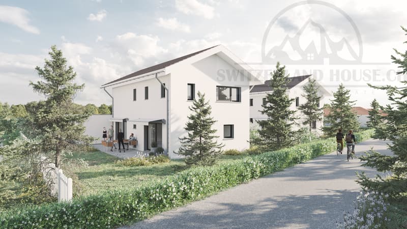 Magnifique villa individuelle neuve de 5.5 pcs avec grand jardin à Lovens (7)