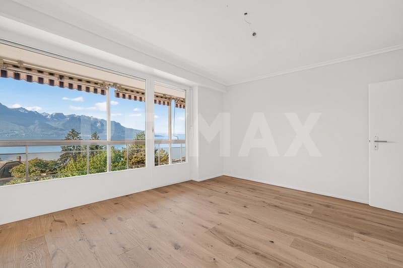 Le Léman à perte de vue: superbe 4,5 pièces à Montreux (10)