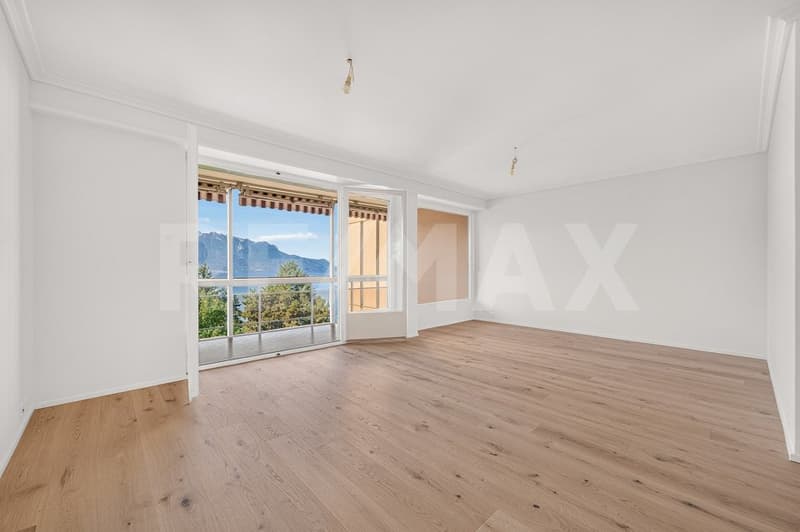 Le Léman à perte de vue: superbe 4,5 pièces à Montreux (3)