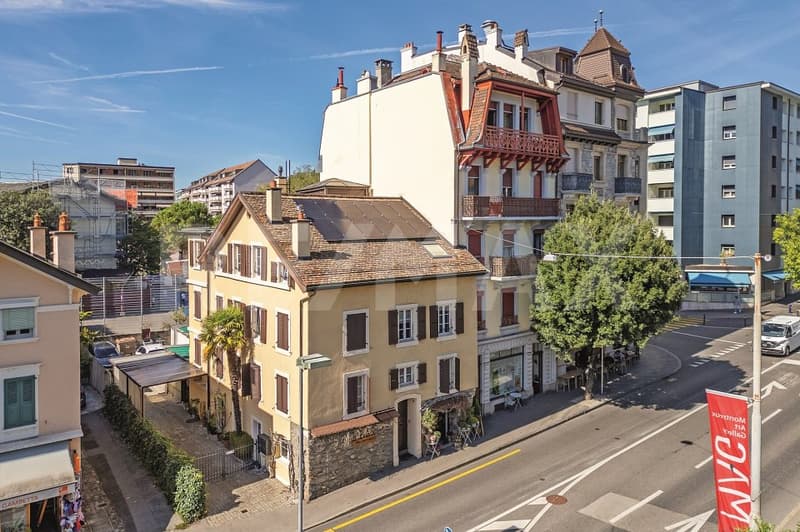 Immeuble de rendement : 2 surfaces commerciales et 4 appartements 3.5 pièces (1)