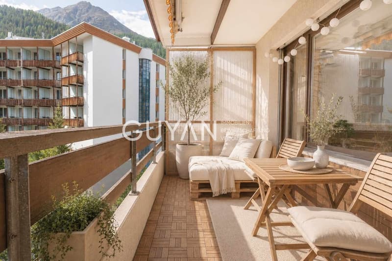 Balkon visualisiert