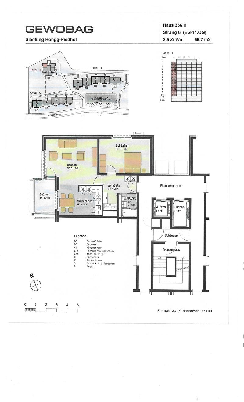 Grundrissplan