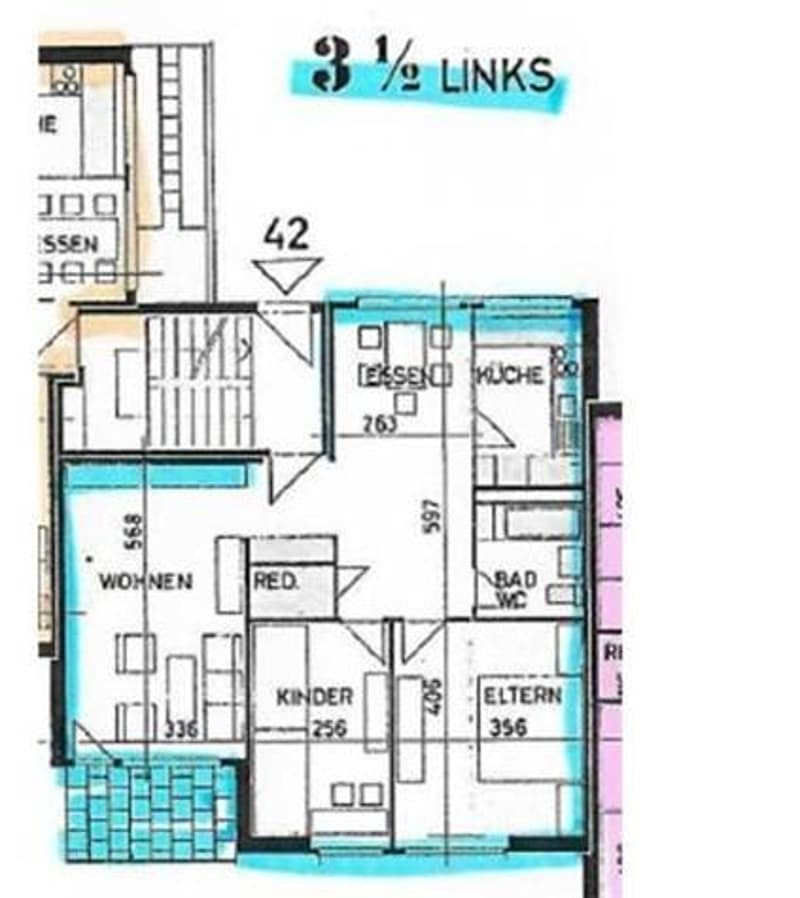 Befristete 3.5-Zimmerwohnung im Grünen (5)