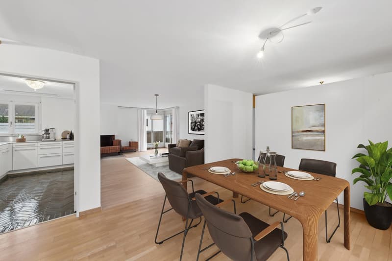 4.5-Zimmer-Wohnung mit Einfamilienhaus-Flair
