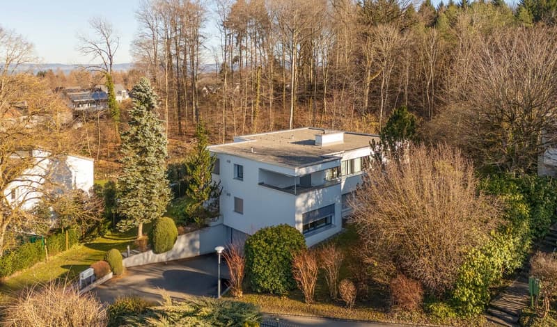 Frontalansicht Zweifamilienhaus