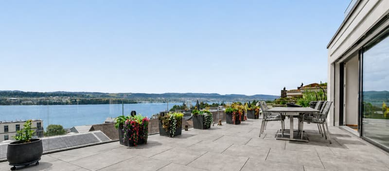 Terrasse mit Ausblick